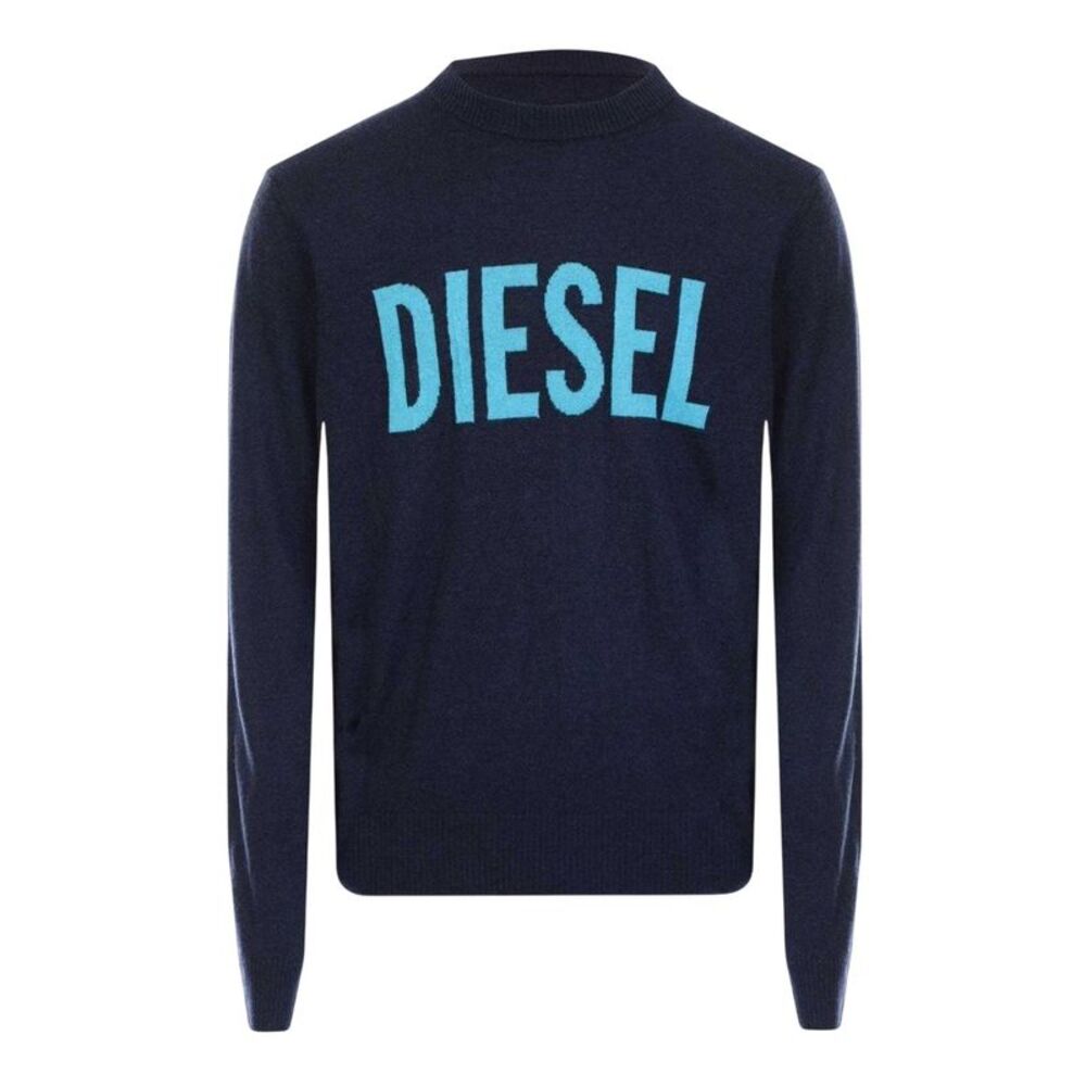 Diesel Mens Heren Logo Sweatshirt / Blue